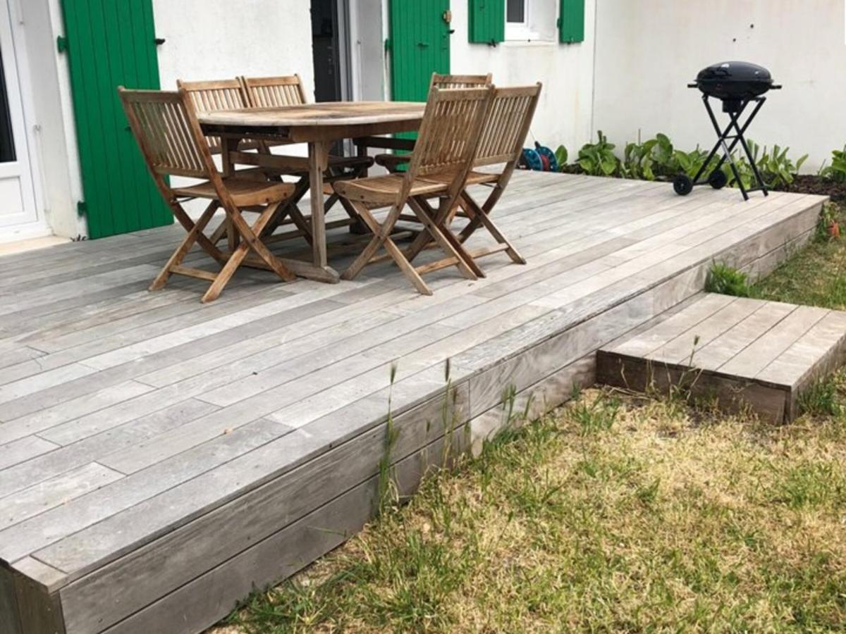 Maison Neuve A La Couarde: Proche Centre, Plages Et Marche, Jardin Et Terrasse Equipes - Fr-1-434-35 Luaran gambar